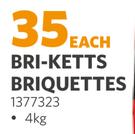 Bri Ketts Briquettes (1377323)-4Kg Each