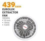 Eurolux Extractor Fan (1085894)-Each