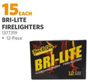 Bri Lite Fire Lighters 12 Piece (1377319)-Each