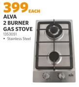 Alva 2 Burner Gas Stove (1353051)-Each