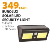 Eurolux Solar LED Security Light 1343603-Each