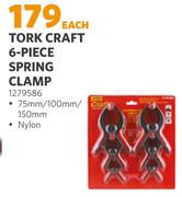 Tork Craft 6 Piece Spring Clamp 1279586-Each