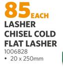 Lasher Chisel Cold Flat Lasher 1006828-Each