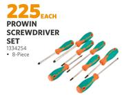 Prowin Screwdriver Set 1334254-Each 
