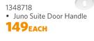 Mackie Juno Suite Door Handle 1348718-Each