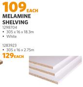 Melamine Shelving 305 x 16 x 18.3m 1298704-Each