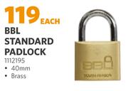BBL Standard Padlock 1112195