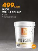 BUCO Wall & Ceiling Paint 20L