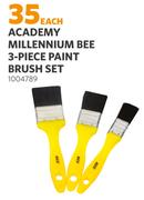 Academy Millennium Bee 3-Piece Paint Brush Set 1004789-Each