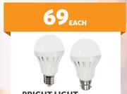Bright Light 5W Rechargeable Emergency Bulb 1371847-Each