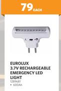 Eurolux 3.7V Rechargeable Emergency LED Light 1289681-Each