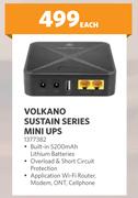 Volkano Sustain Series Mini UPS 1377382-Each