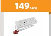 Lesco 8 Way Surge Protected Multiplug 1368284-Each