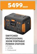 Switched Professional 300W Portable Power Station 1377386-Each