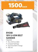 Ryobi 18V Li-Ion Belt Sander 1366150-Each