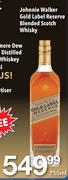 Johnnie Walker Gold Label Reserve Blended Scotch Whisky-750ml
