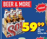 Sol Mexican Beer NRB-6x330ml