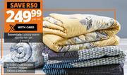 Essentials 3 Piece Luxury Warm Comforter Set-Per Set