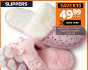 Ladies' Slip-On Slippers