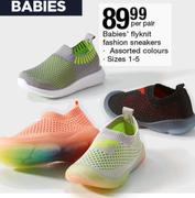 Babies' Flyknit Fashion Sneakers-Per Pair