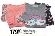 Ladies Sleep Set-Per Set