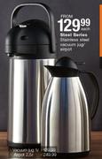 Steel Series 2.5Ltr Stainless Steel Airport
