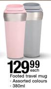 380ml Footed Travel Mug-Each