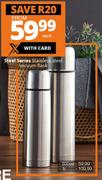 Steel Series 500ml Stainless Steel Vacuum Flask