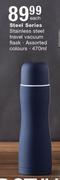 Steel Series 470ml Stainless Steel Travel Vacuum Flask