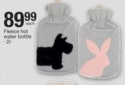 Fleece Hot Water Bottle 2Ltr-Each