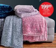 Essentials Luxury Sherpa Blanket-150cm x 200cm Each