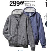 Men's & Sherpa Sweat Top-Each