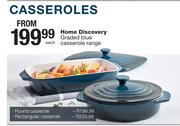 Home Discovery Graded Blue Casserole Range-Each
