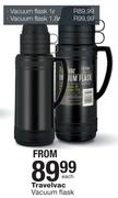 Travelvac 1Ltr Vacuum Flask-Each