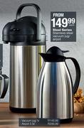 Steel Series 1Ltr Stainless Steel Vacuum Jug