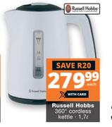 Russell Hobbs 1.7Ltr 360° Cordless Kettle