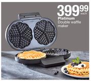 Platinum Double Waffle Maker