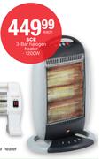 SCE 1200W 3 Bar Helogen Heater