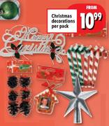 Christmas Decorations Per Pack