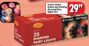 Santa's choice Indoor Non Flashing Diamond Fairy Lights-20's