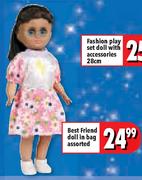 Best Friend Doll In Bag Assorted