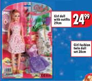Girl Doll With Outfits-29cm