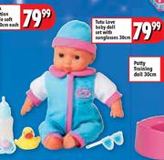 Tutu Love 30cm Baby Doll Set With Sunglasses 