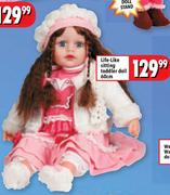 Life-Like Sitting Toddler Doll 60Cm