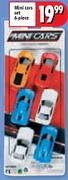 Mini Cars Set-6 Piece