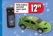 Rally Battery Operated Super Sport Car