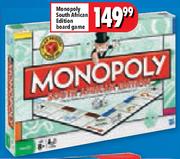 Monopoly South African Edition Board Game