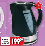 Platinum Cordless Kettle - 1.8L