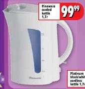 Pineware Corded Kettle - 1.7L