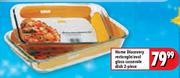 Home Discovery Rectangle/Oval Glass Casserole Dish-2 Piece
